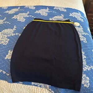 St John Elegant Navy Blue Women's Skirt
